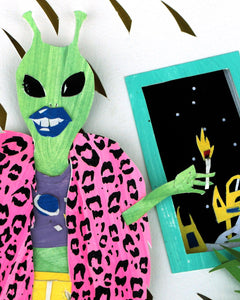 Alien Pad Poster