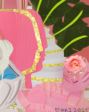 Load image into Gallery viewer, Mermaid fountain poster