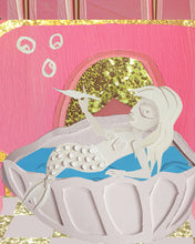 Load image into Gallery viewer, Mermaid fountain poster