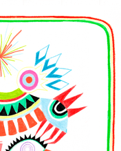 Load image into Gallery viewer, "Eye- eye- eye!" Psychedelic face poster