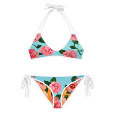 Load image into Gallery viewer, Reversible Flower bikini