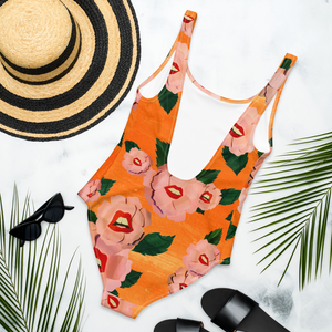 Flowermouths onepiece bathing suit