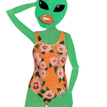 Load image into Gallery viewer, Flowermouths onepiece bathing suit