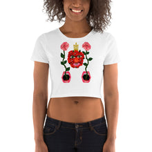 Load image into Gallery viewer, Song of the Rose Queen Crop Tee
